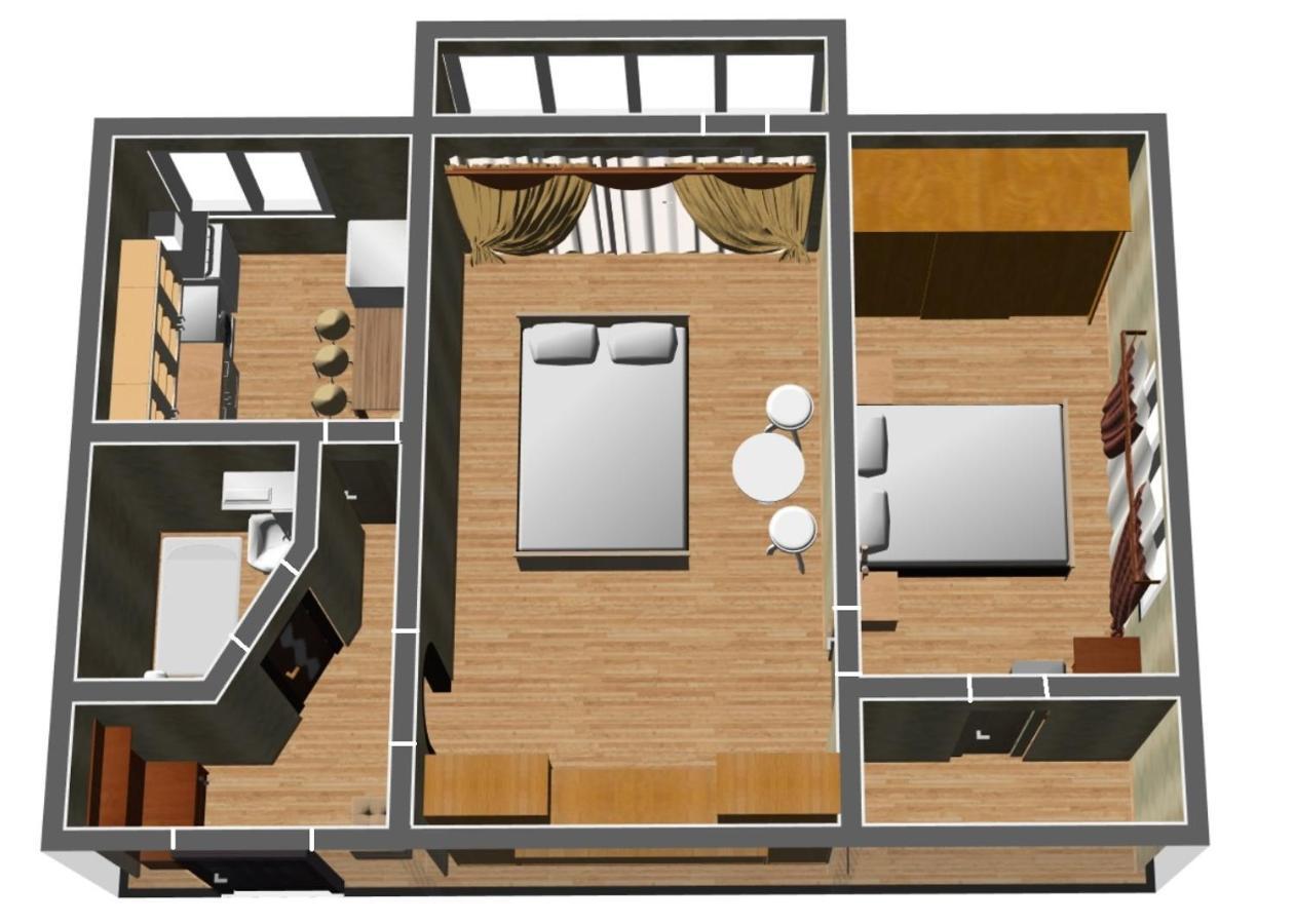 Roses Apartment In The City Center TTchernihiv Extérieur photo